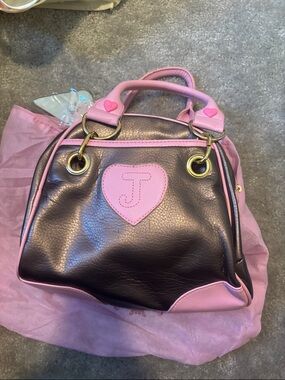 Juicy couture Heart Pink & silver purse